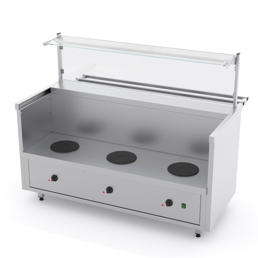 Мармит для первых блюд RCM13A City 1500x700x1265(860)мм