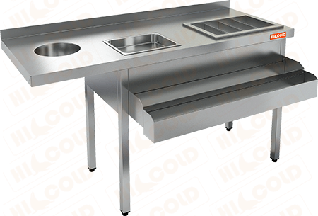 Барная станция открытая  HICOLD  НКС-14/7БК