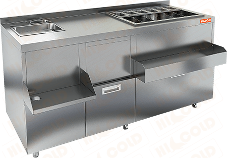 Барная станция  HICOLD  НБМКС-15/6БПК