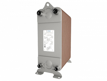 BPHE_RD-210-120-4.5-HQ-H1H2(T88,9)/Q3Q5(H1"3/8)/Q4Q6(H3"1/8)/12-M10*25 Теплообменник пластинчатый паяный