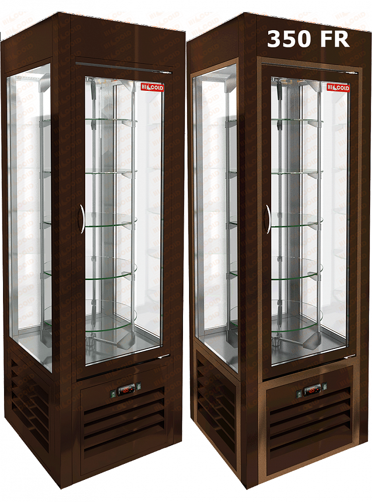 Витрина кондитерская вертикальная  HICOLD  VRC 350 R SH