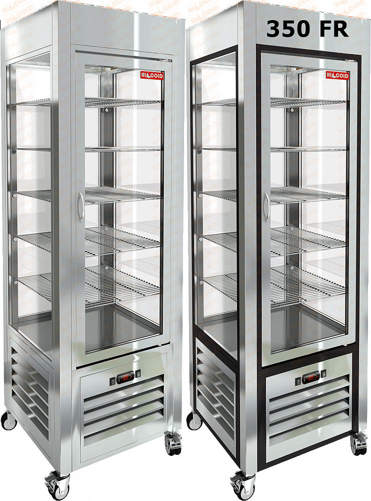 Витрина кондитерская вертикальная  HICOLD  VRC 350 FR
